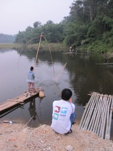 Documenting fishing activity in Sang Thong District, Lao PDR